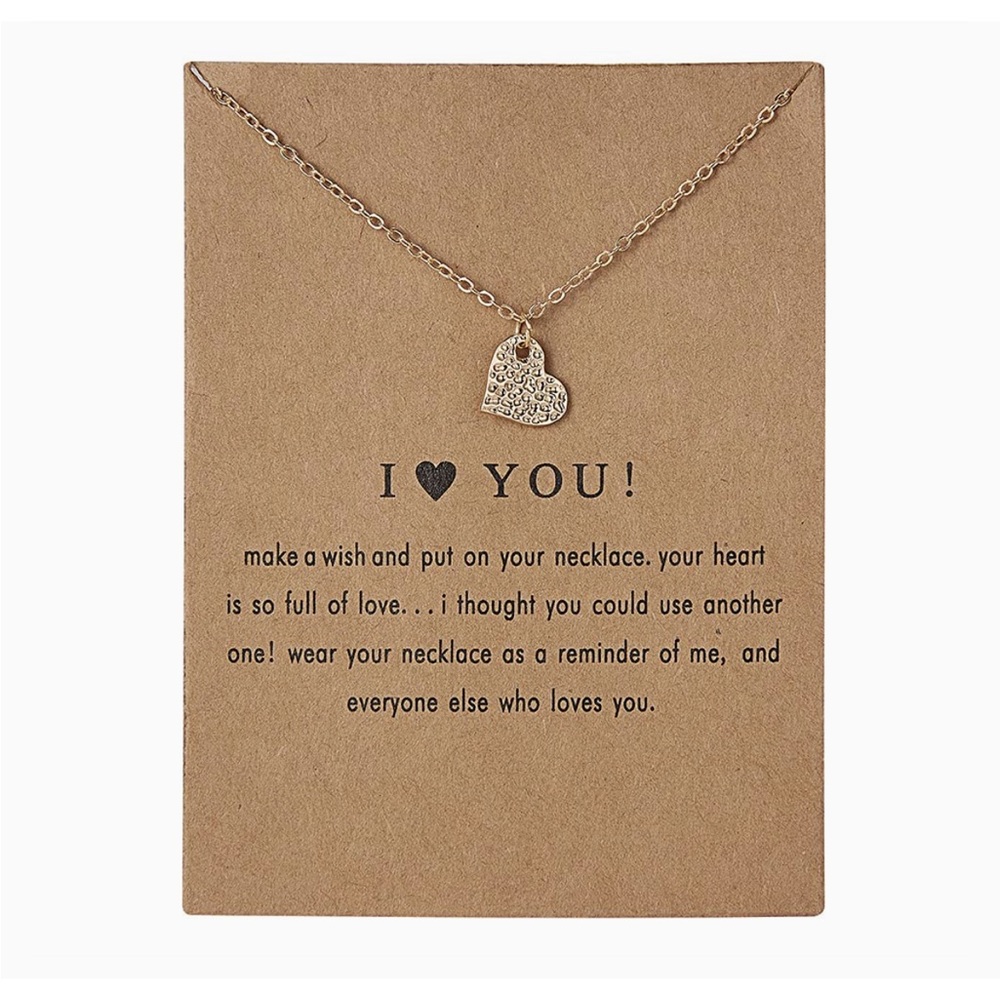 I ❤️ you necklace brand new